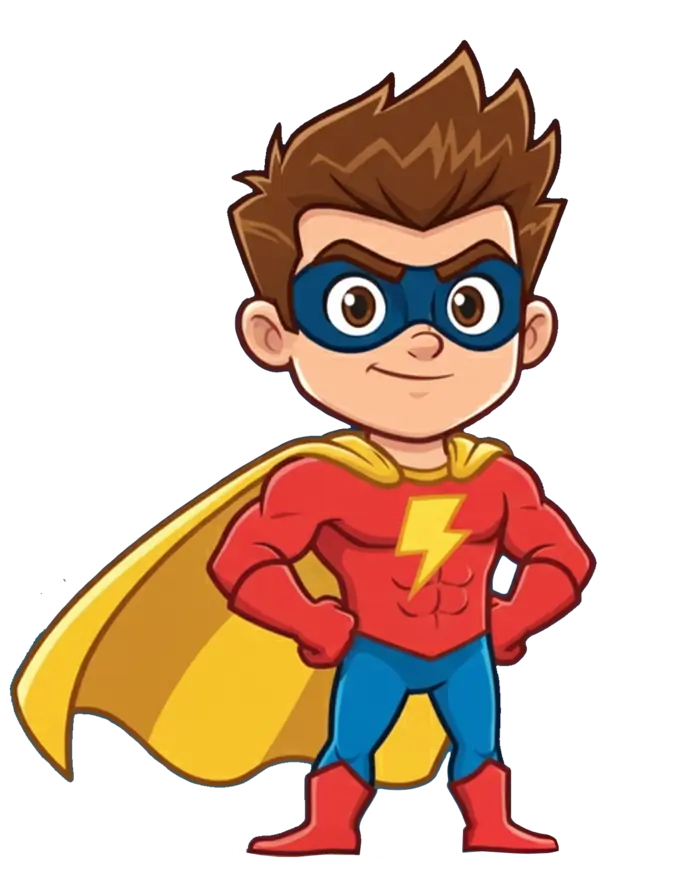 SuperBoy - HeartBuddy character
